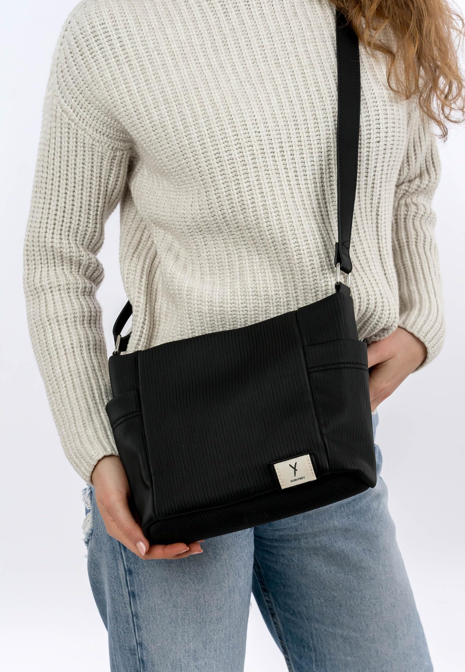 SURI FREY Ricky Crossbodybag S Umhängetasche Schwarz