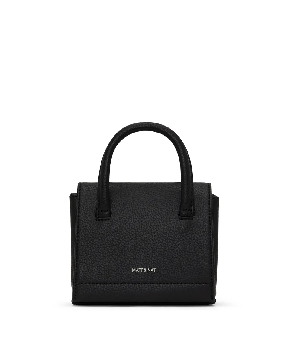 Matt & Nat Adel Micro Satchel Schwarz Mini-Tasche