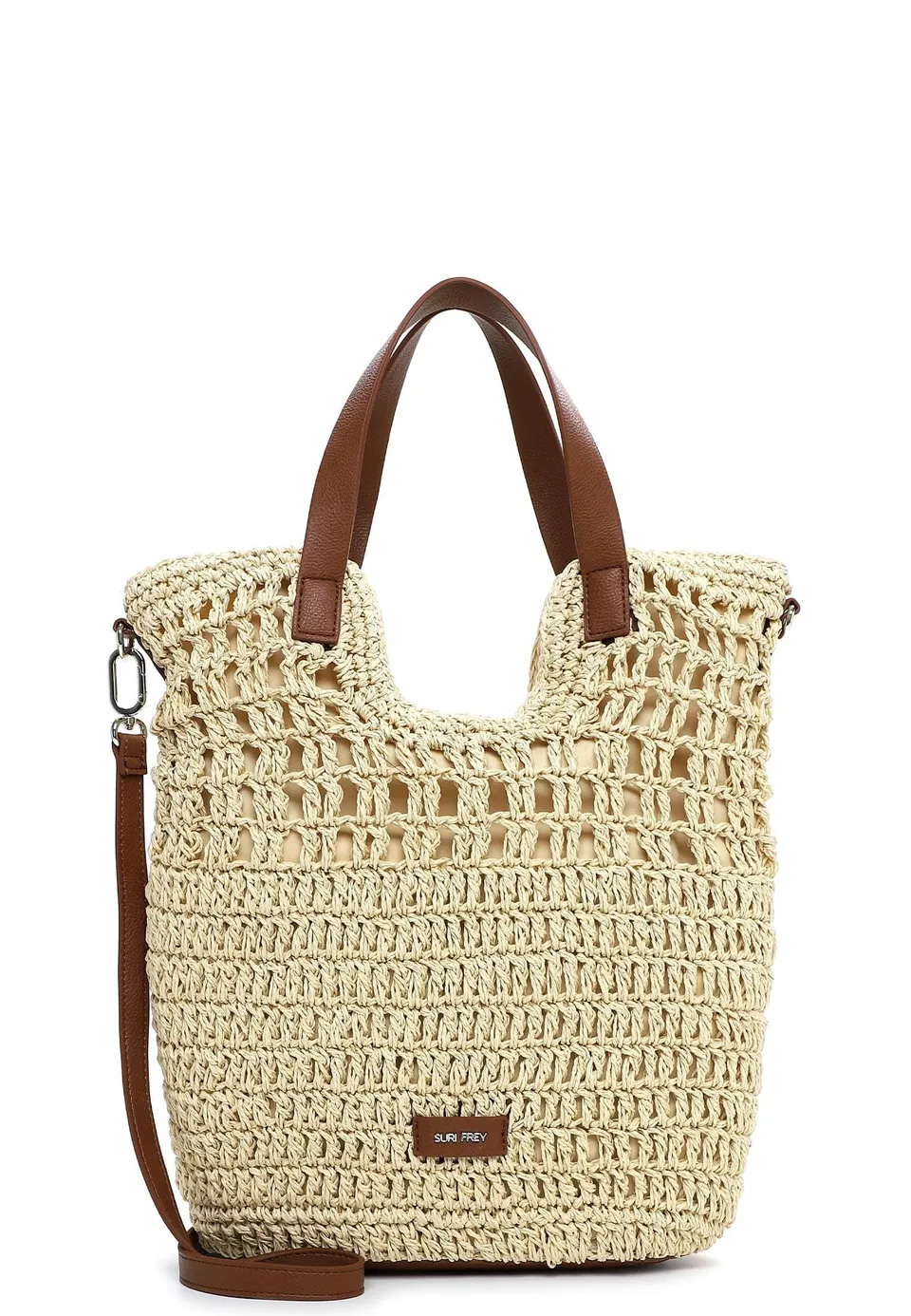 SURI FREY Marley Cityshopper Shopper Beige Bast 34 cm