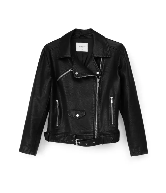 Matt & Nat Draden Bikerjacke Schwarz Damen S
