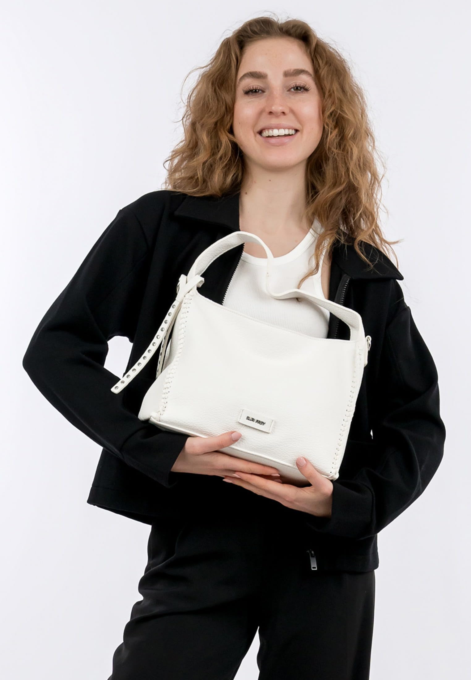 SURI FREY SFY Franzy Hobo Bag S Schultertasche White Weiß