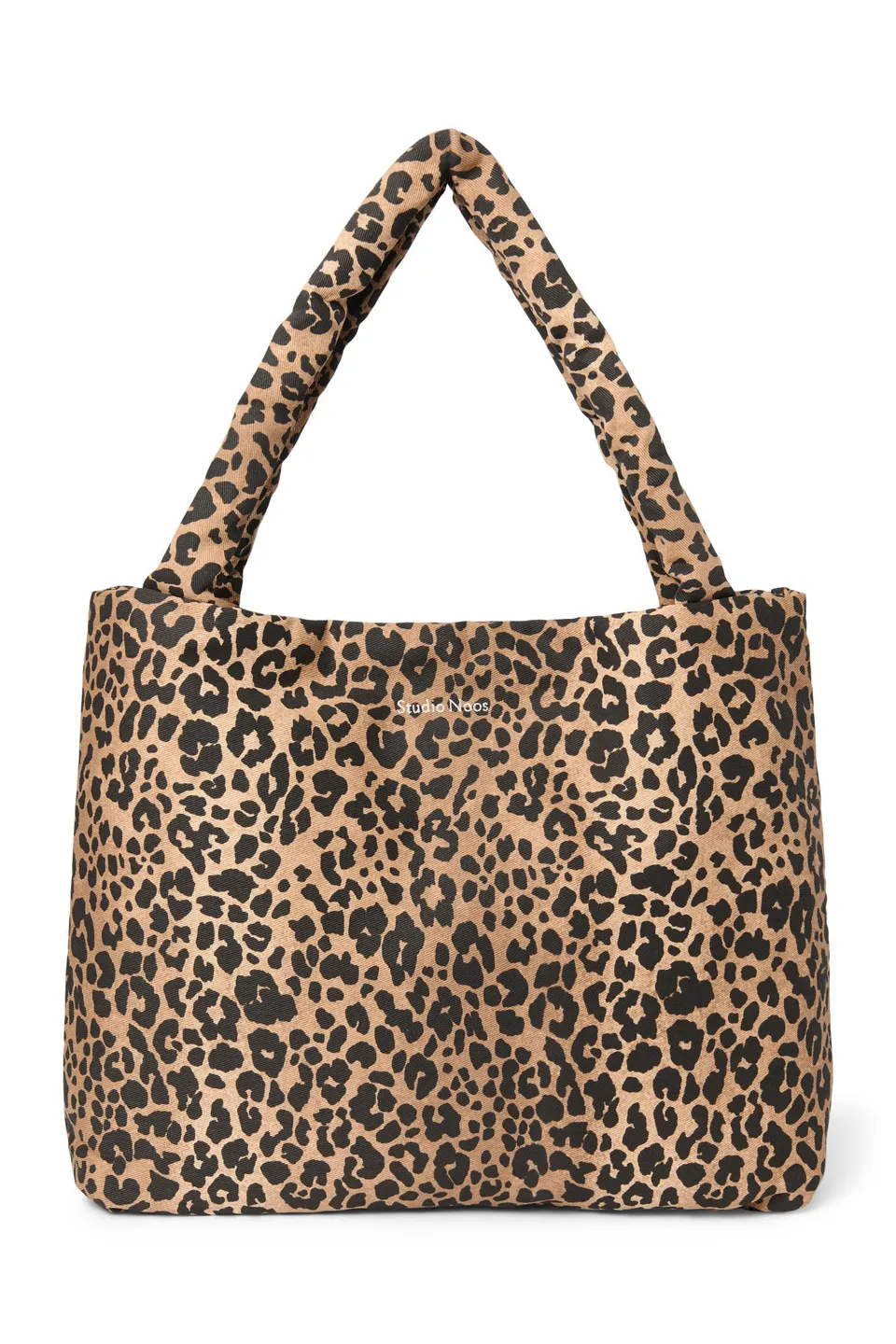 Studio Noos Cotton Mom Bag Shopper Braun Leopard Baumwolle