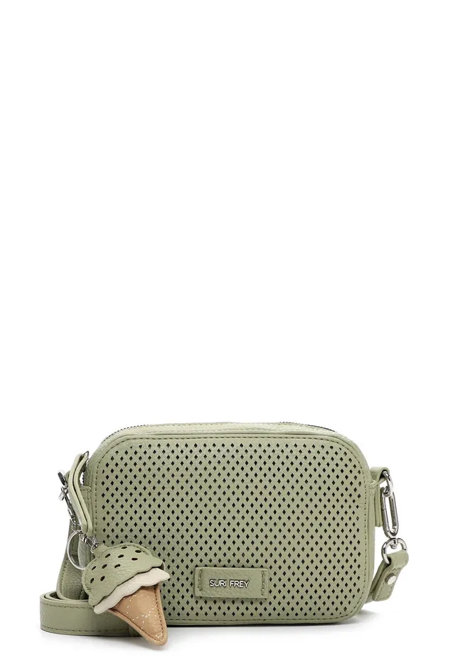 SURI FREY Cilly Crossbody Bag Umhängetasche Pistachio Logoprint
