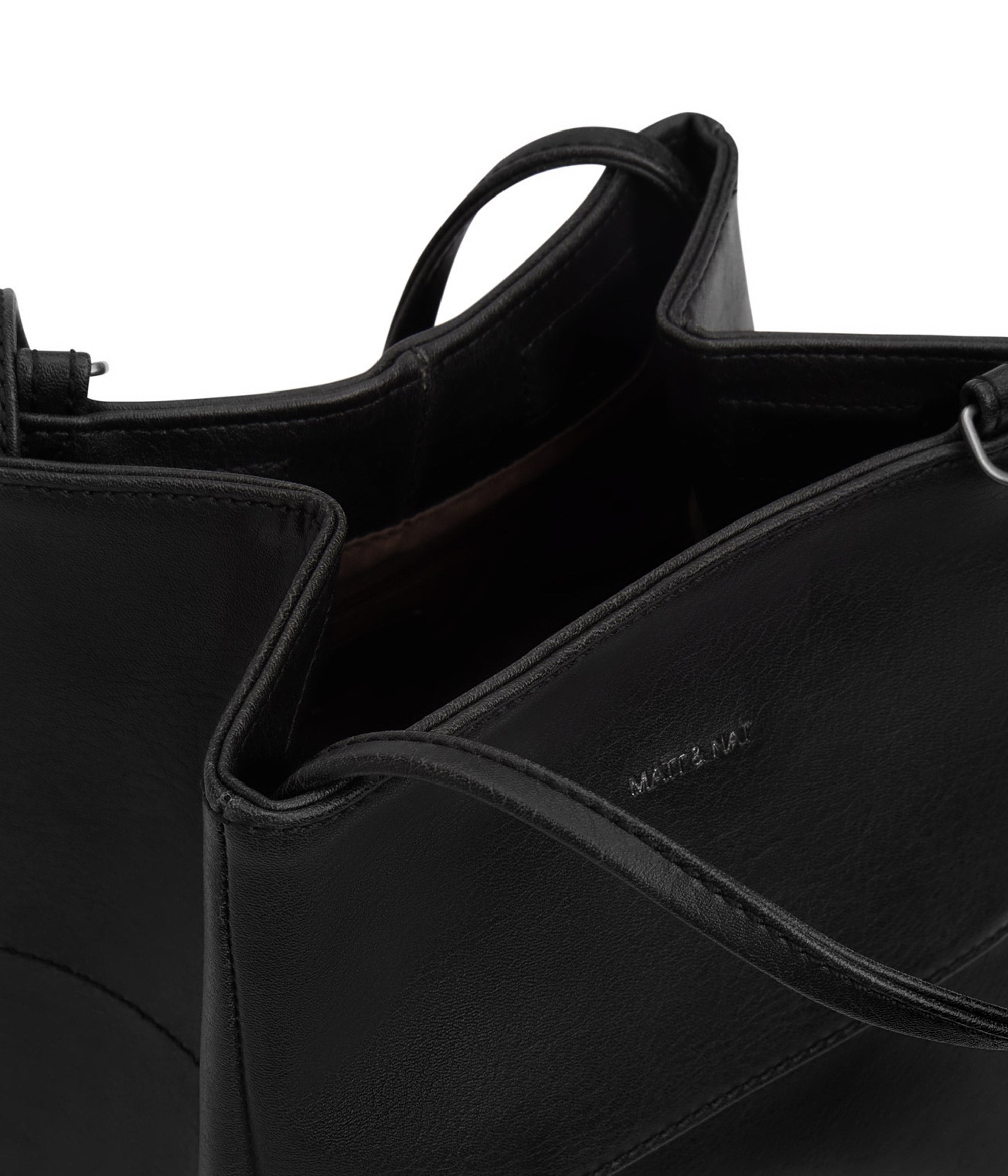 Matt & Nat Vintage WILLASM Shopper Schwarz vegane Handtasche