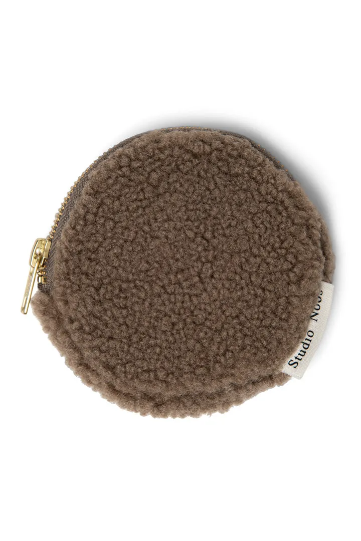 Studio Noos Teddy Portemonnaie Geldbörse Braun Plüsch
