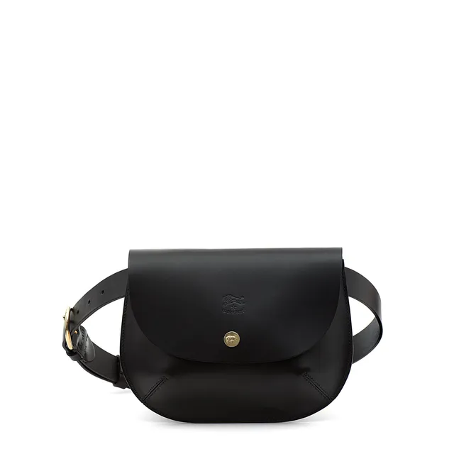 Il Bisonte Parione Gürteltasche schwarz 90 Vollleder