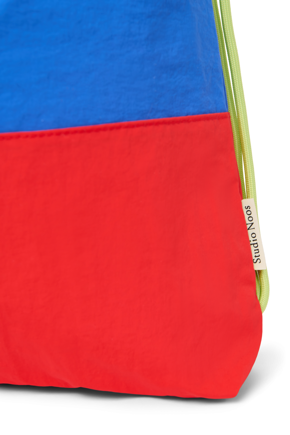 Studio Noos Patchwork Turnbeutel Fiery Red wasserabweisend