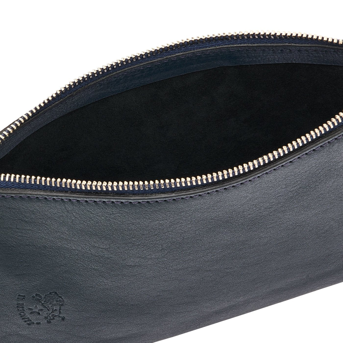 Il Bisonte Duccio Bauchtasche Leder dunkelblau