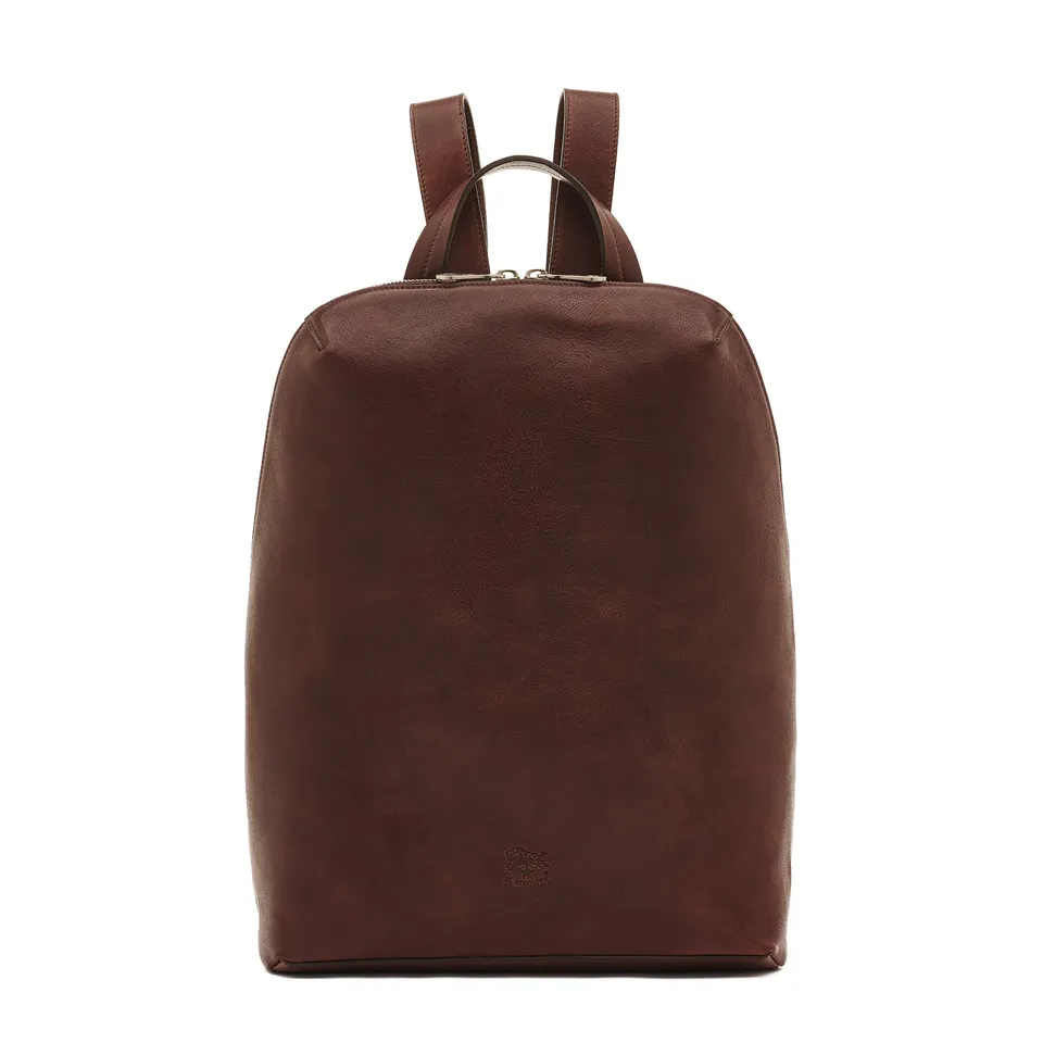 Il Bisonte Duccio Rucksack Kaffee Vollleder