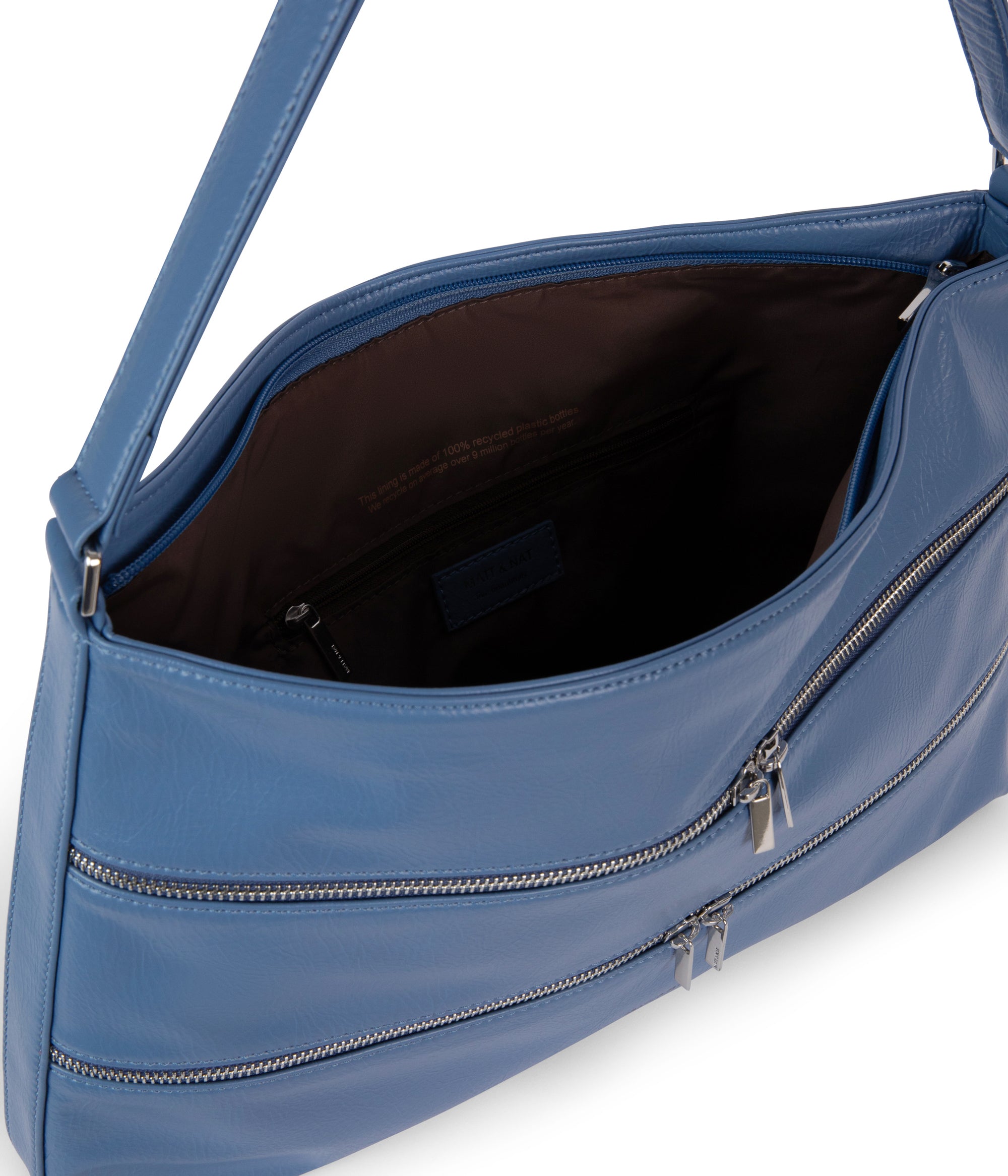 Matt & Nat Malene Schultertasche Schwarz vegan