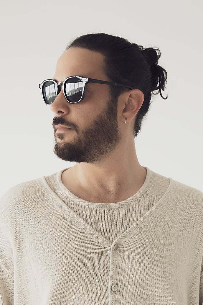 Matt & Nat Nika Round Sonnenbrille Black faltbar