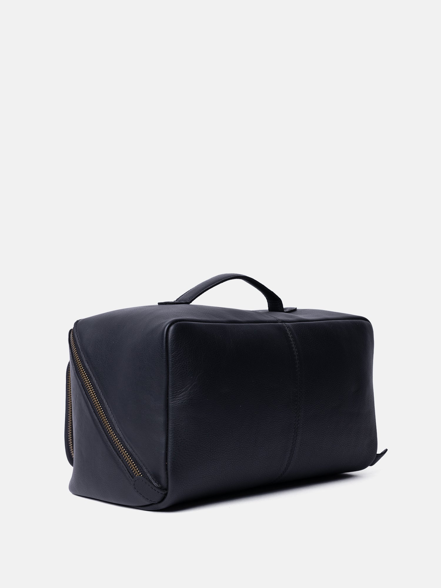 RE:DESIGNED Sally Kulturtasche Schwarz Vollleder