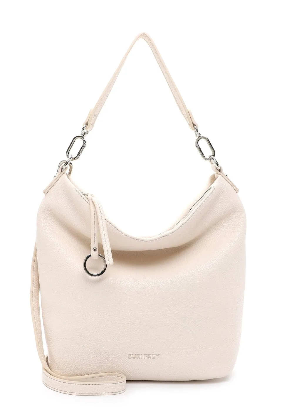 SURI FREY Debby 13603 Beutel Creme Leder-optik