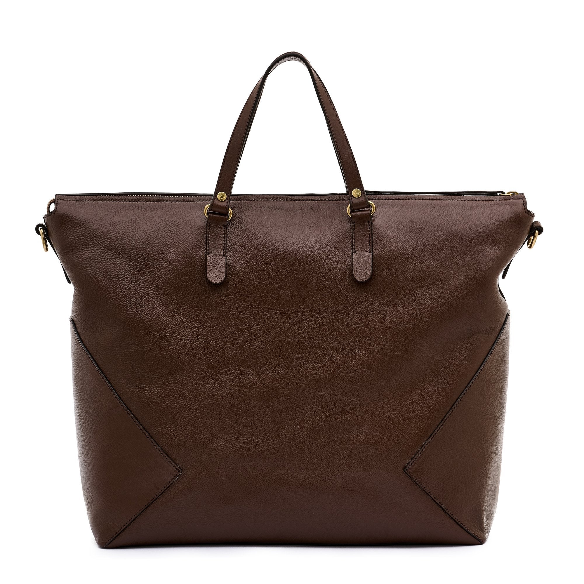 Il Bisonte Storia Tote Handtasche Tabakbraun Vollleder