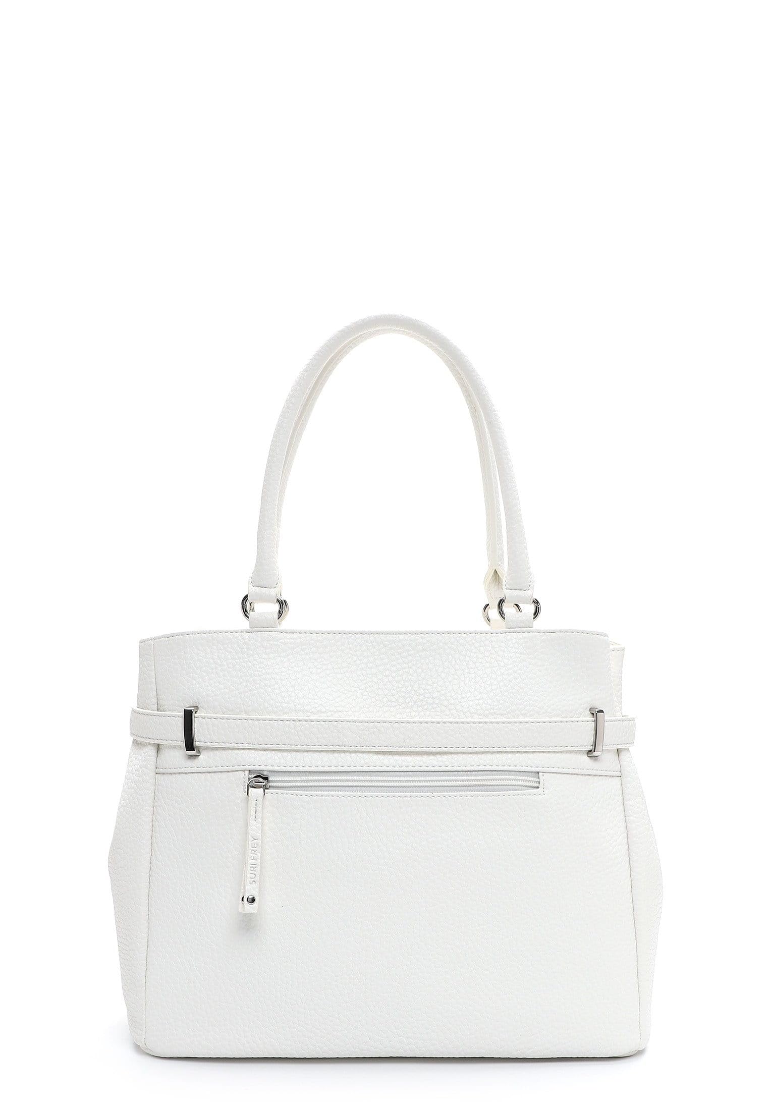 SURI FREY Leony Cityshopper Handtasche Weiß genarbt