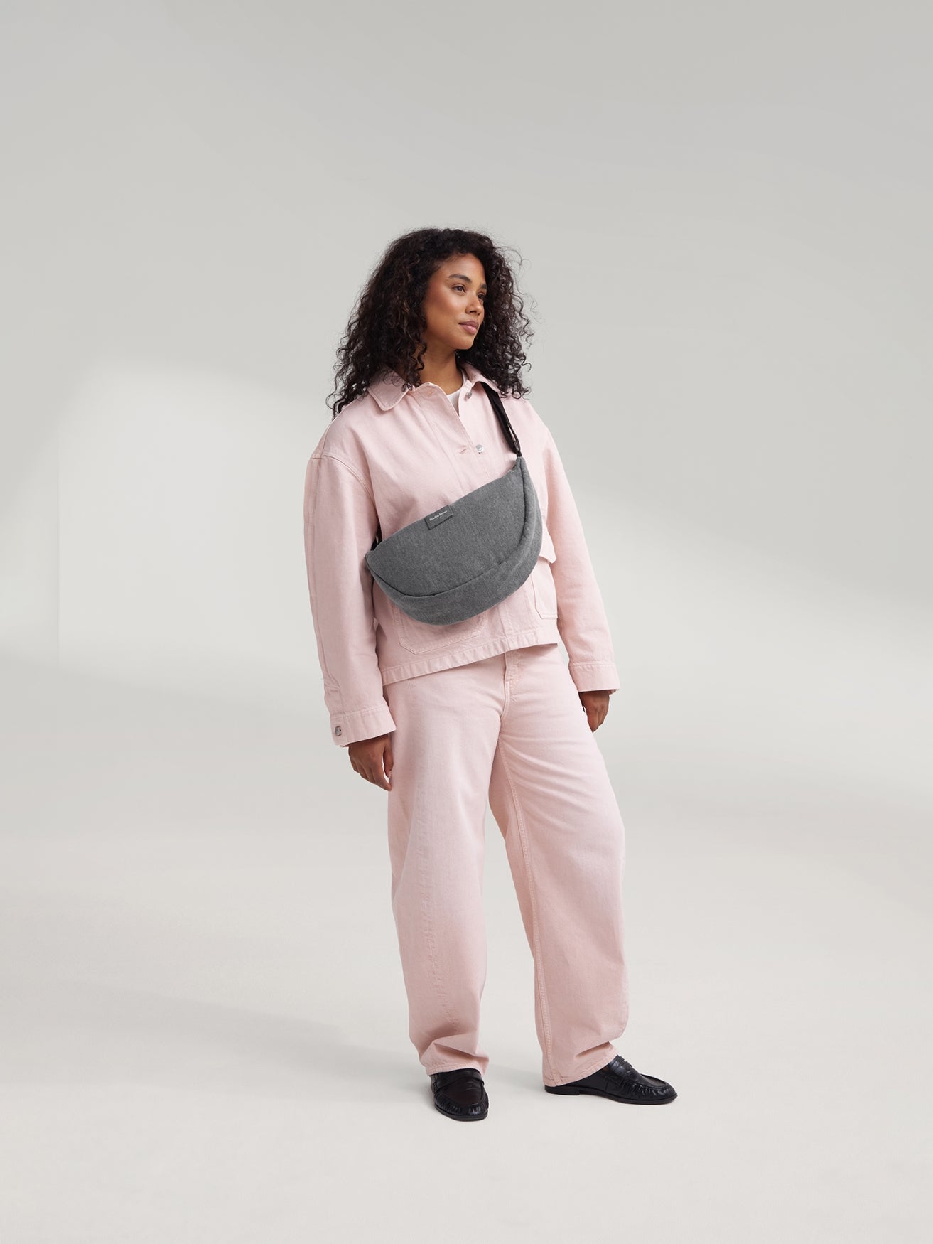 Studio Noos Denim Adult Bauchtasche Grau Gürteltasche