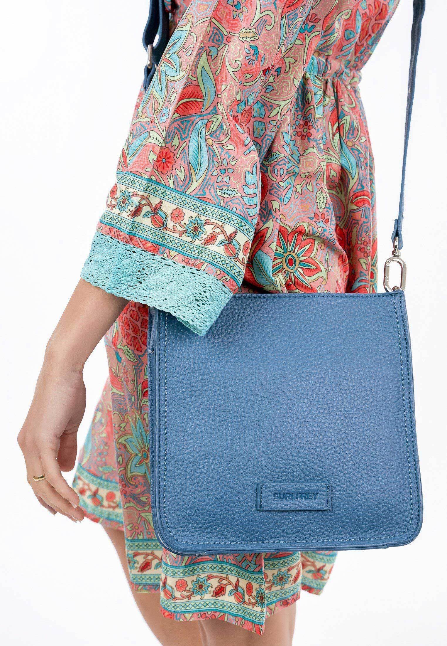 SURI FREY Berly Crossbody Bag Umhängetasche Denim Blau