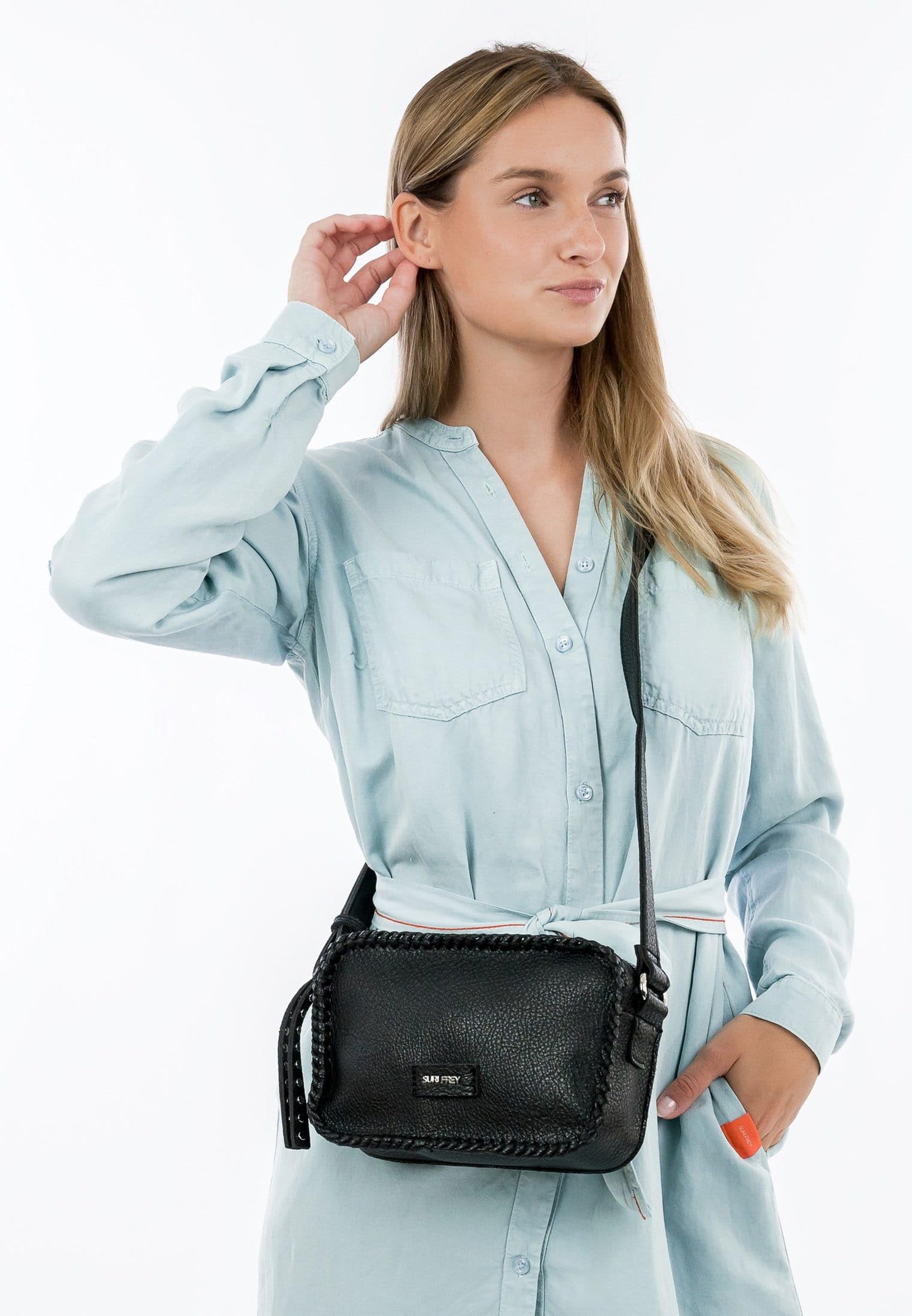 SURI FREY SFY Franzy Crossover S Umhängetasche Black Schwarz