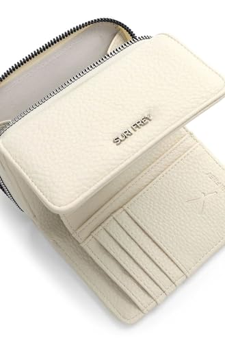 SURI FREY SFY Tiffy Wallet Geldbörse Ecru Druckknopf 13,5 cm