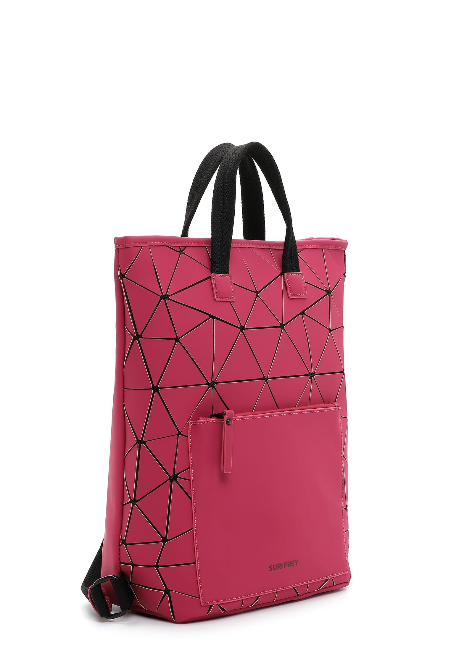 SURI FREY Jessy-Lu City Rucksack Berry 3D-Optik