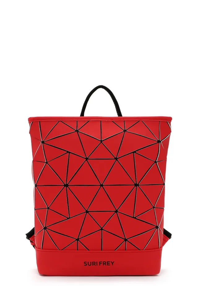 SURI FREY Jessy-Lu City Backpack M Rucksack Lightred mit Laptopfach