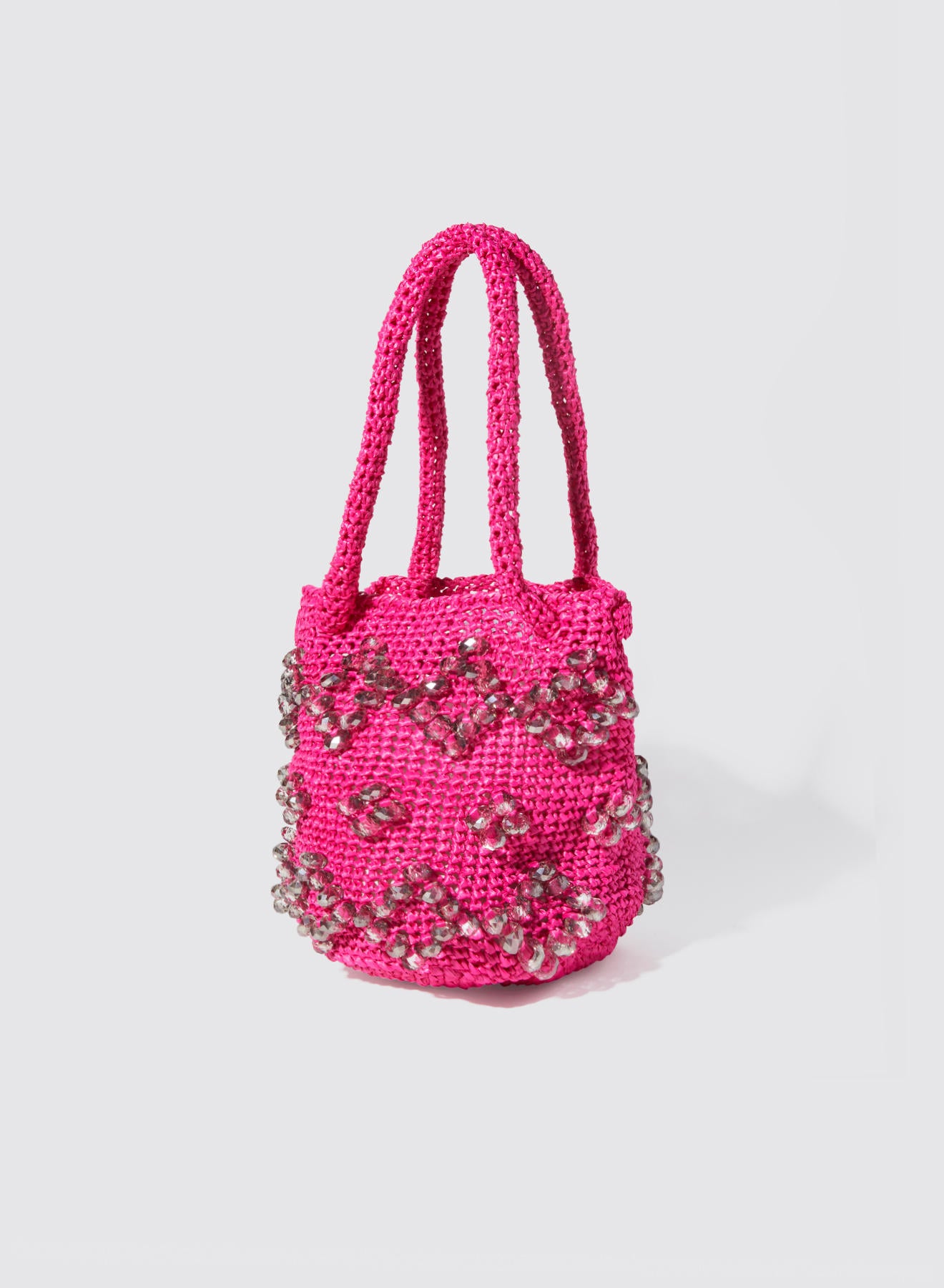 Maria la Rosa La Gemmé Mini Bucket Fuchsia Stein