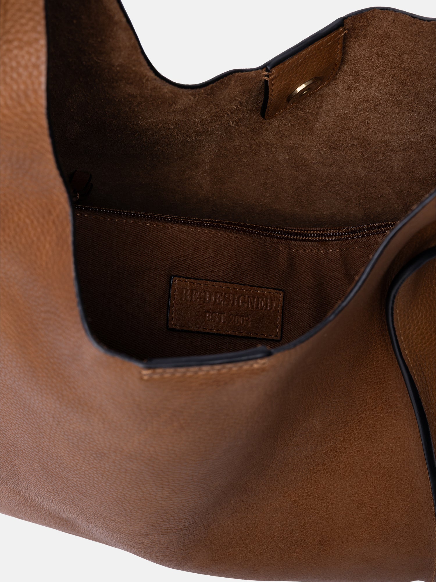 RE:DESIGNED Siv Small Schultertasche Tan Leder