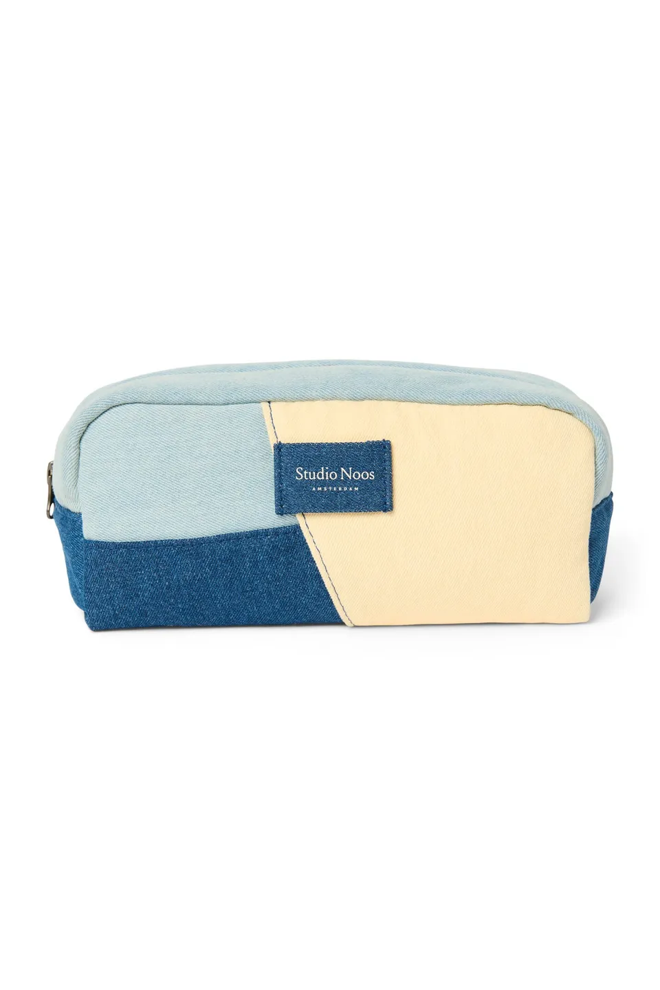 Studio Noos Patchwork Pouch Täschchen Denim
