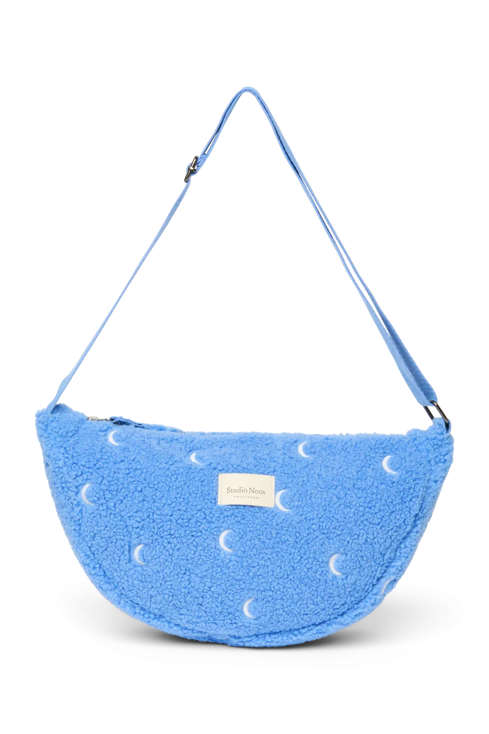 Studio Noos Teddy Bauchtasche hellblau Moon Plüsch