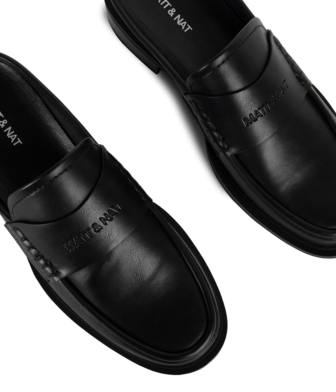 Matt & Nat Heidi Damen Mules Slipper schwarz vegan