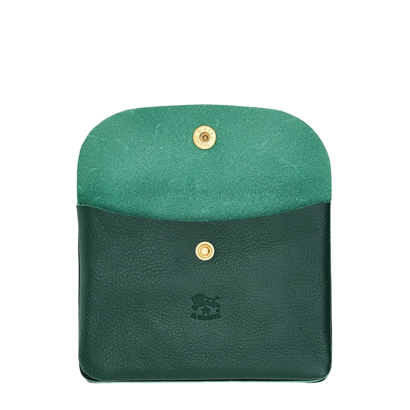 Il Bisonte Bustina Kosmetiktasche Leder grün