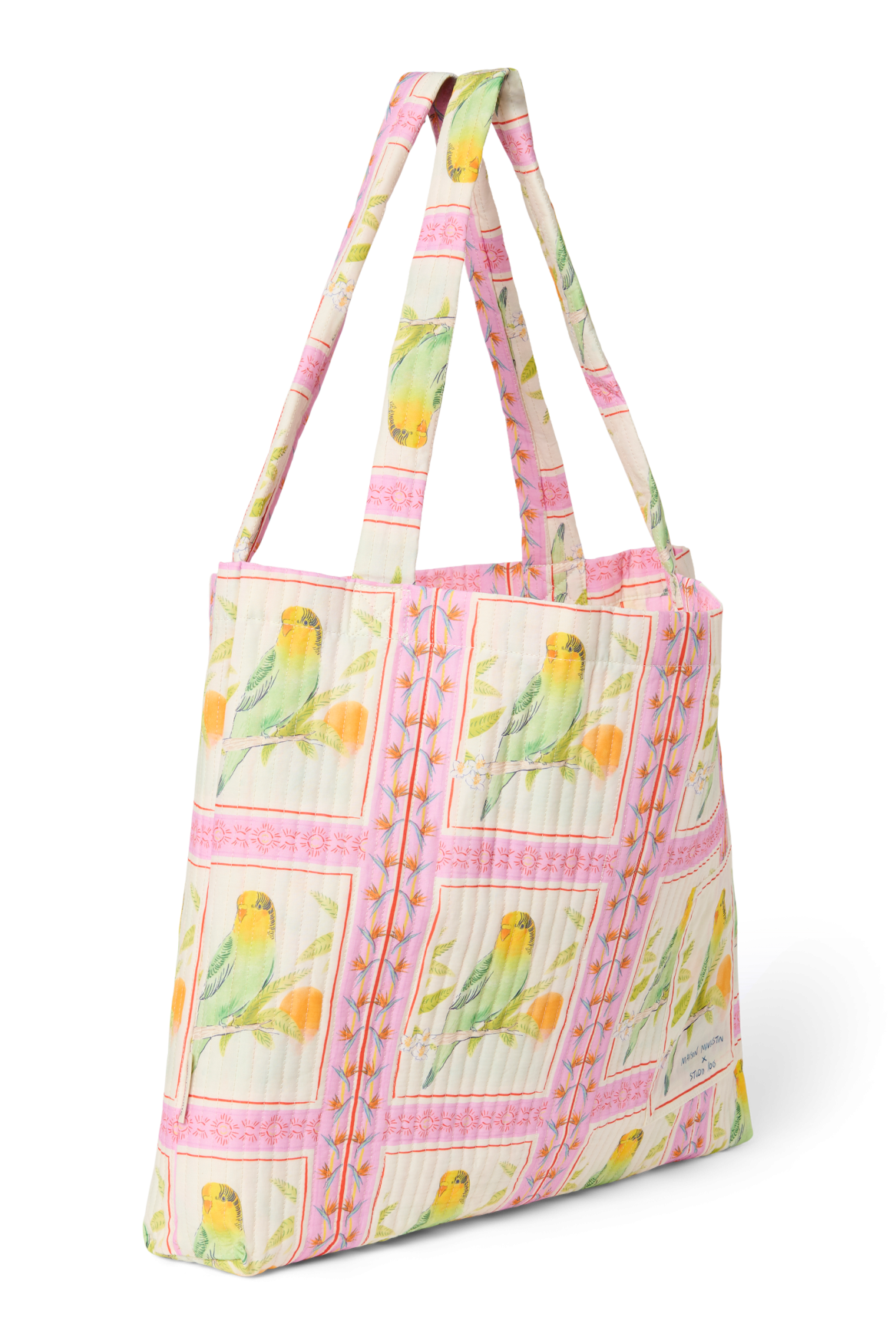 Studio Noos Mom Bag Wickeltasche Birds Rosa