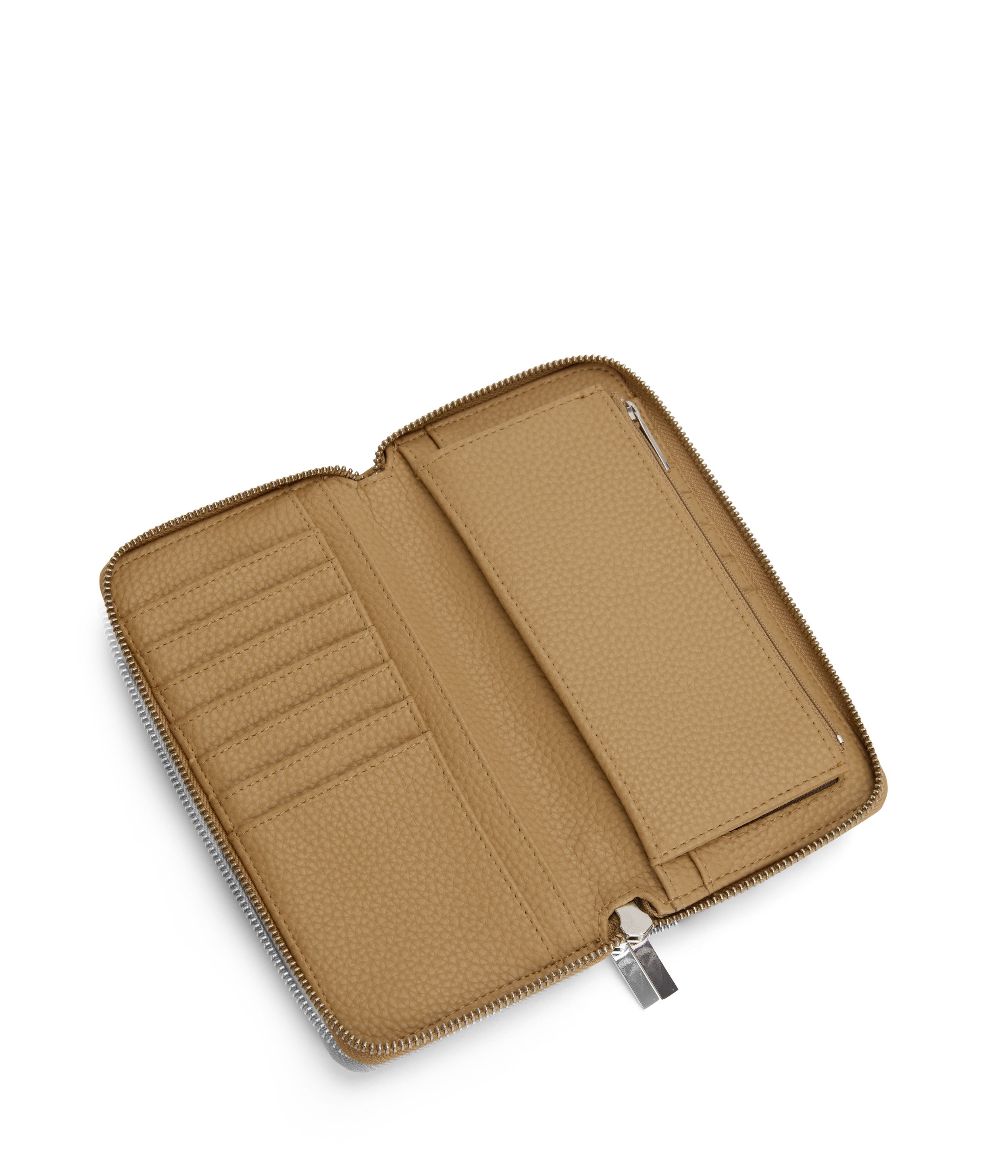 Matt & Nat Purity Central Wallet Schwarz Reißverschluss