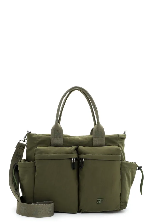 SURI FREY Abby Handbag With Zipper Umhängetasche Khaki