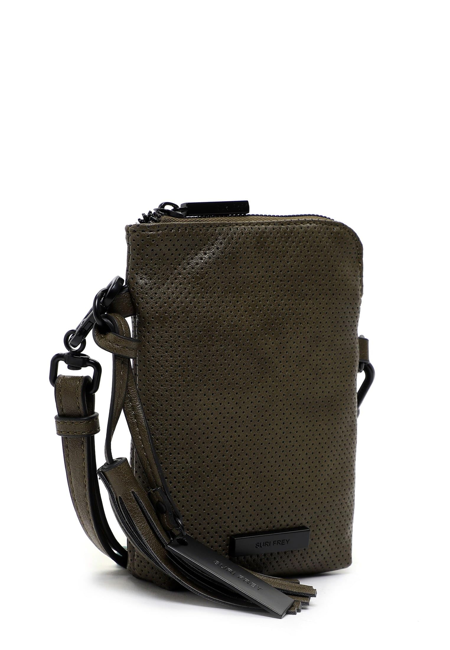 SURI FREY Celly Smartphonebag Handytasche Mud perforiert