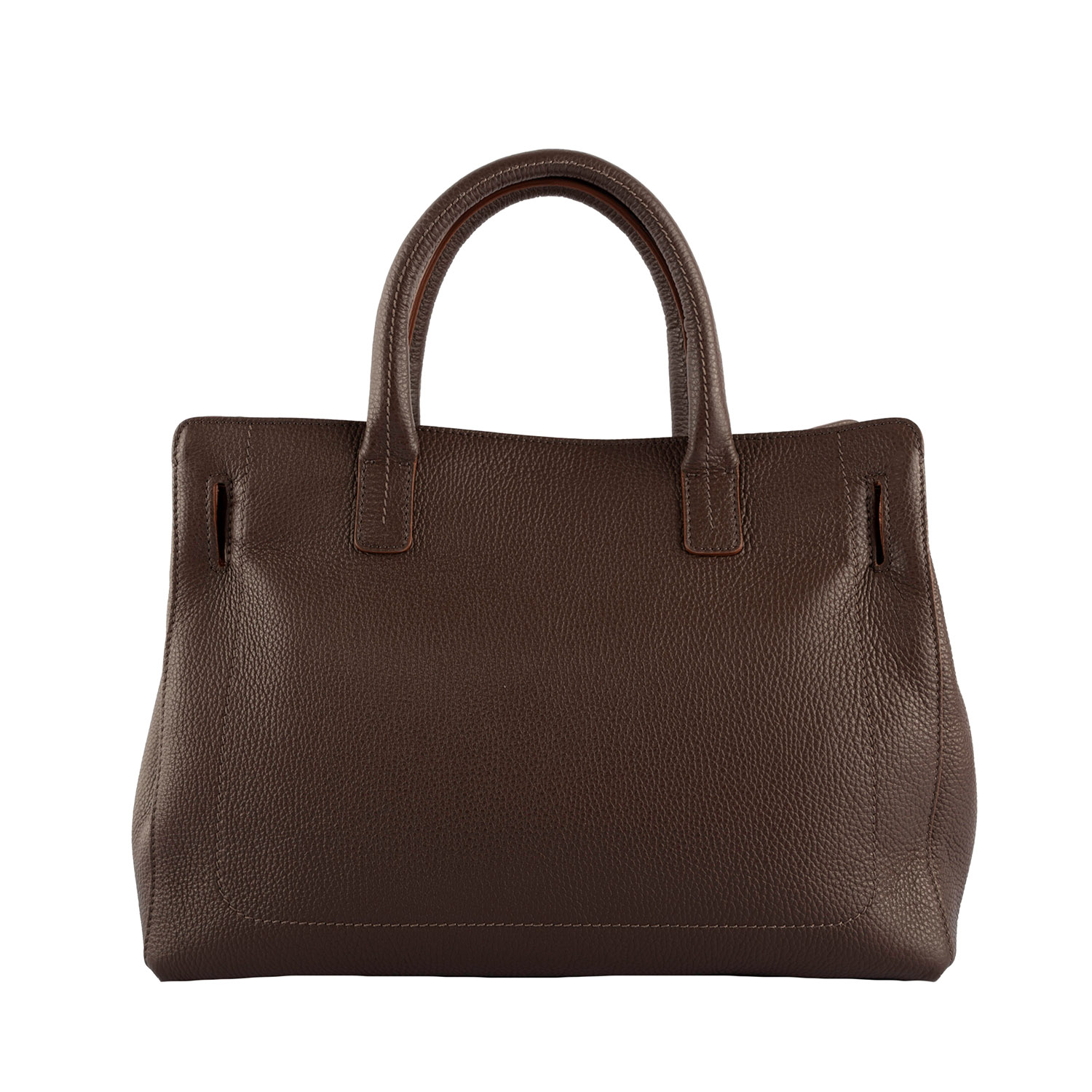 Lamarthe Paris Handtasche braun Vollleder