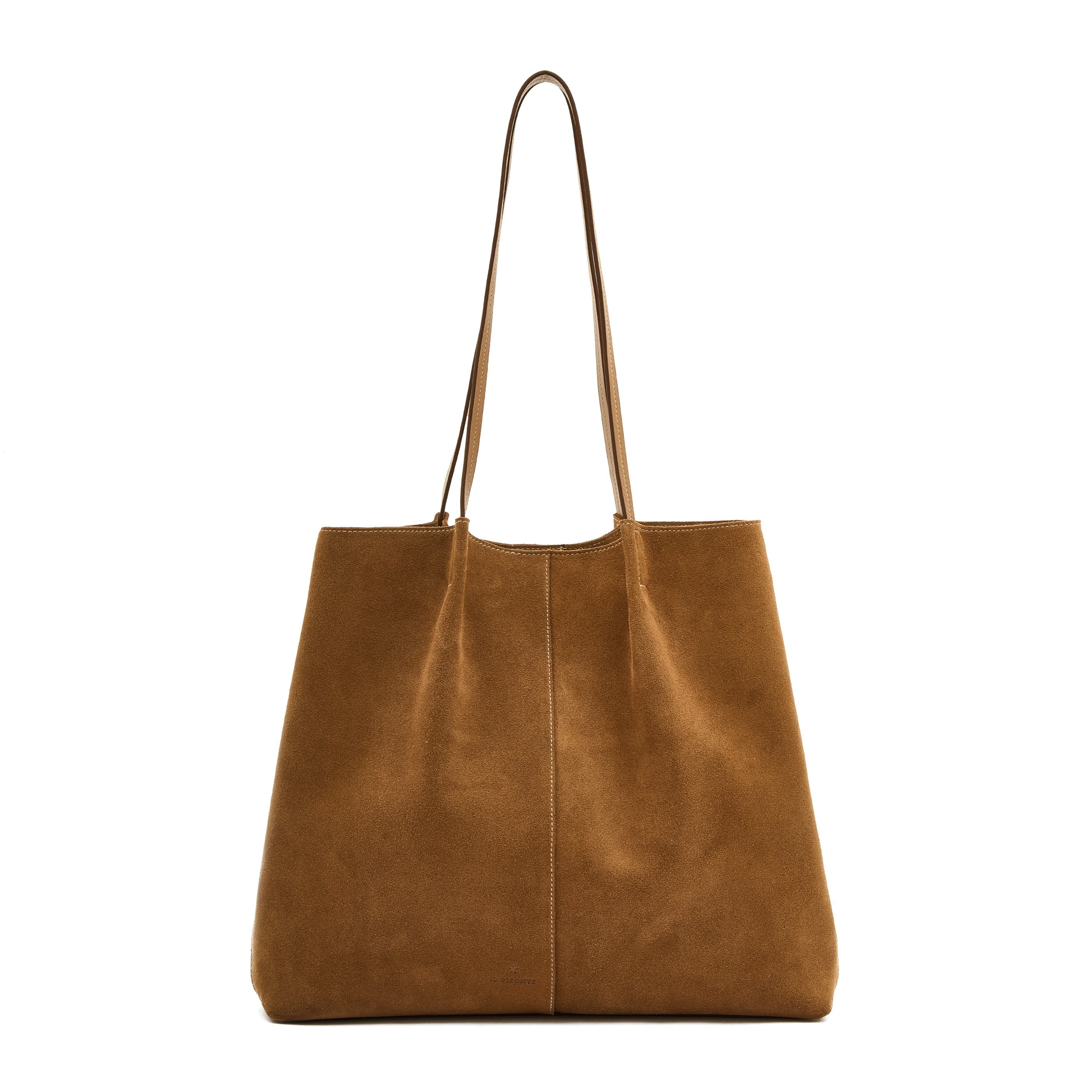 Il Bisonte Nina Shopping Tote Suede gianduia Rind