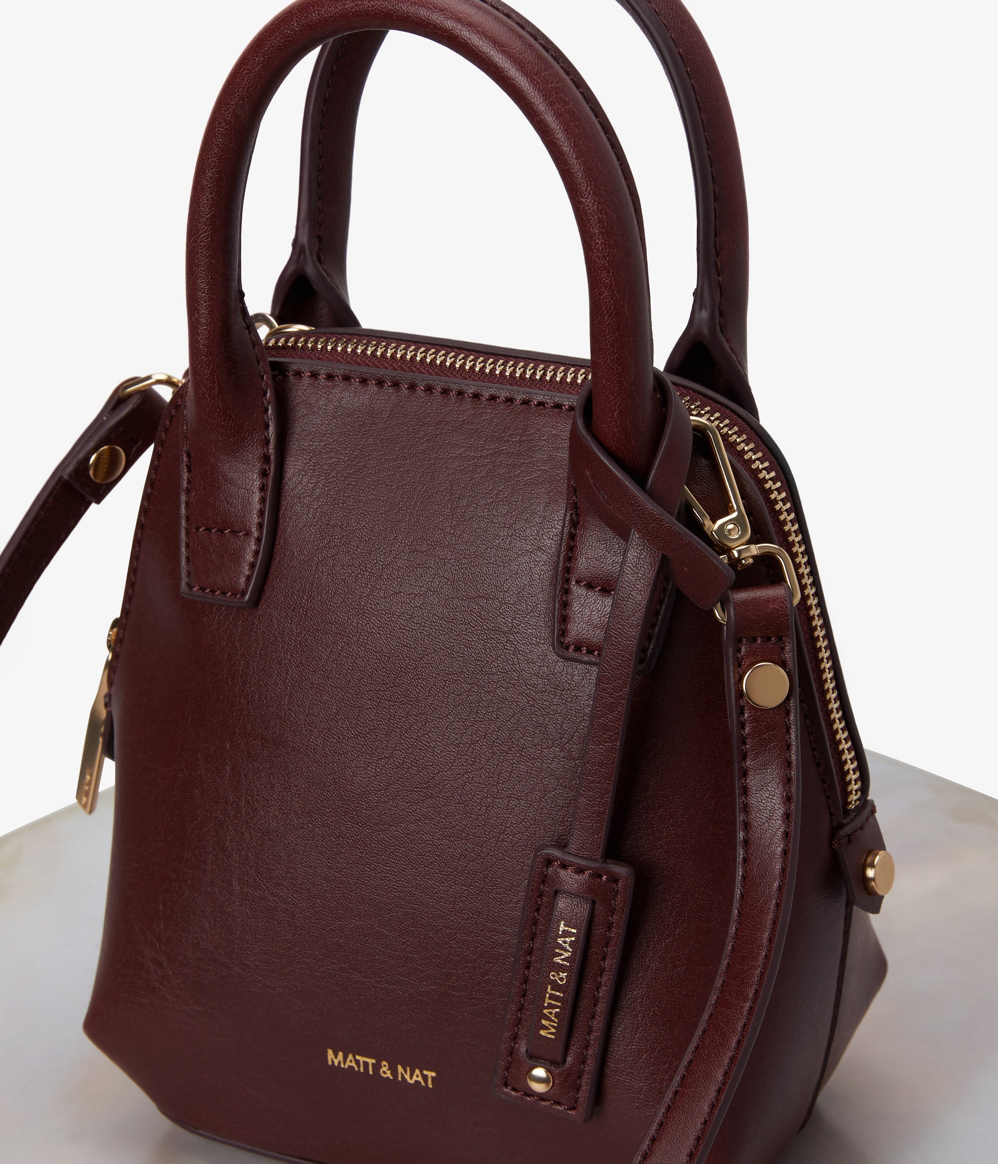 Matt & Nat GESSI MINI Satchel schwarz Vintage