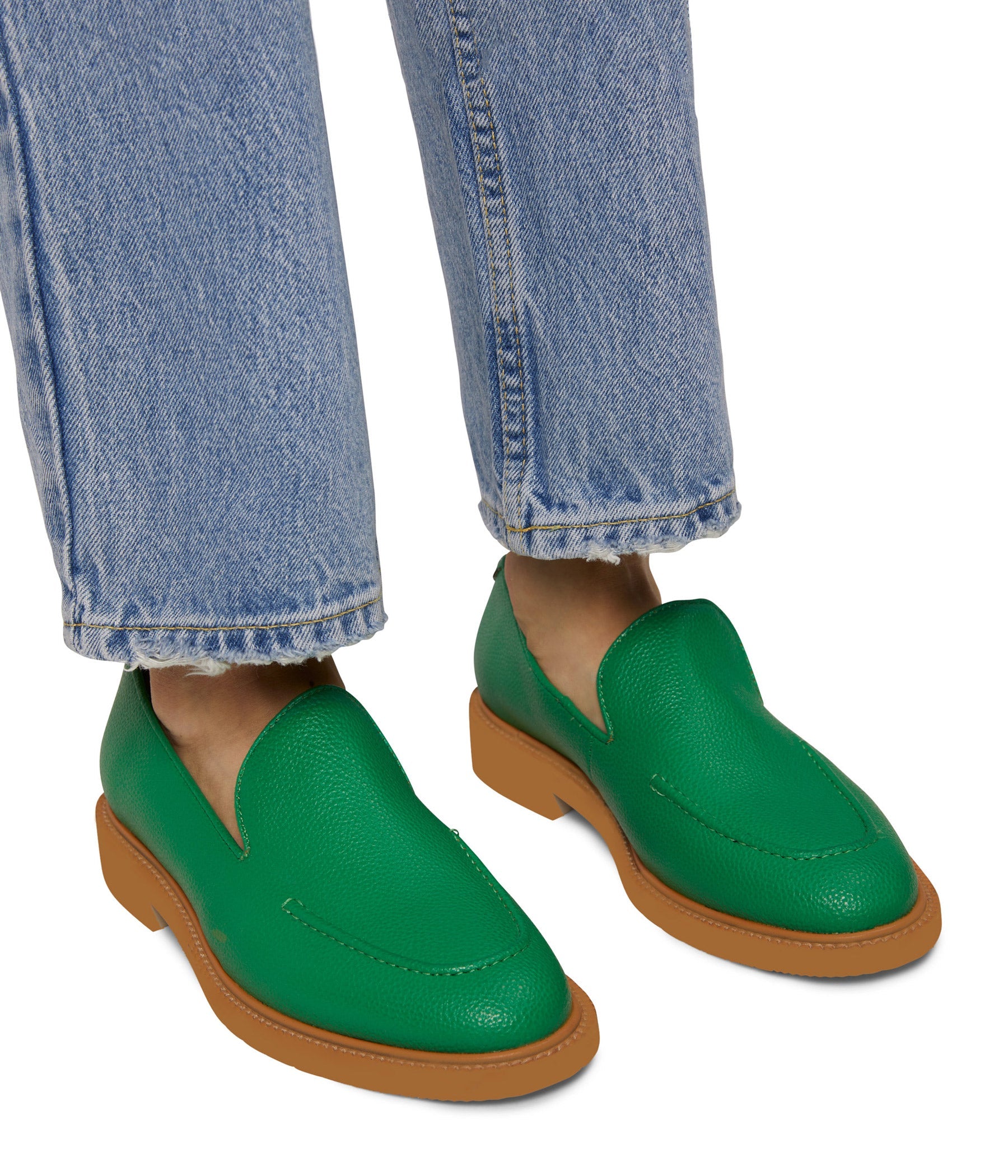 Matt & Nat Laj Loafer Green Natural vegan Gr. 38
