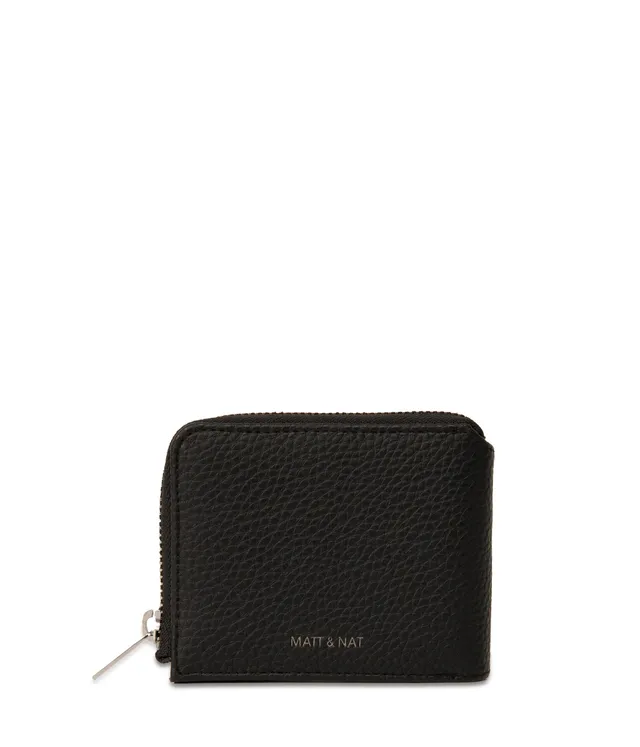 Matt & Nat Musk Purity Geldbörse Schwarz vegan