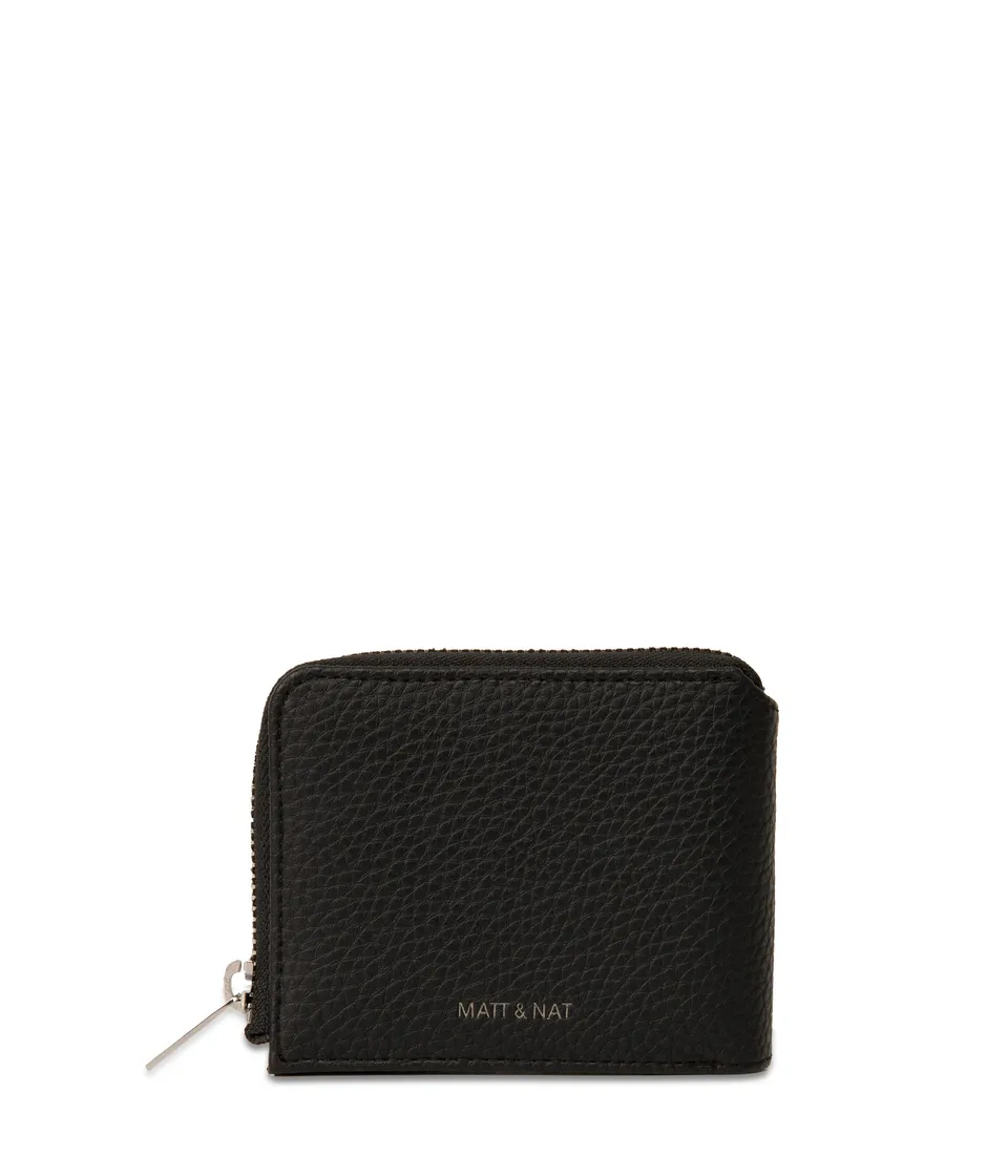 Matt & Nat Musk Purity Geldbörse Schwarz vegan