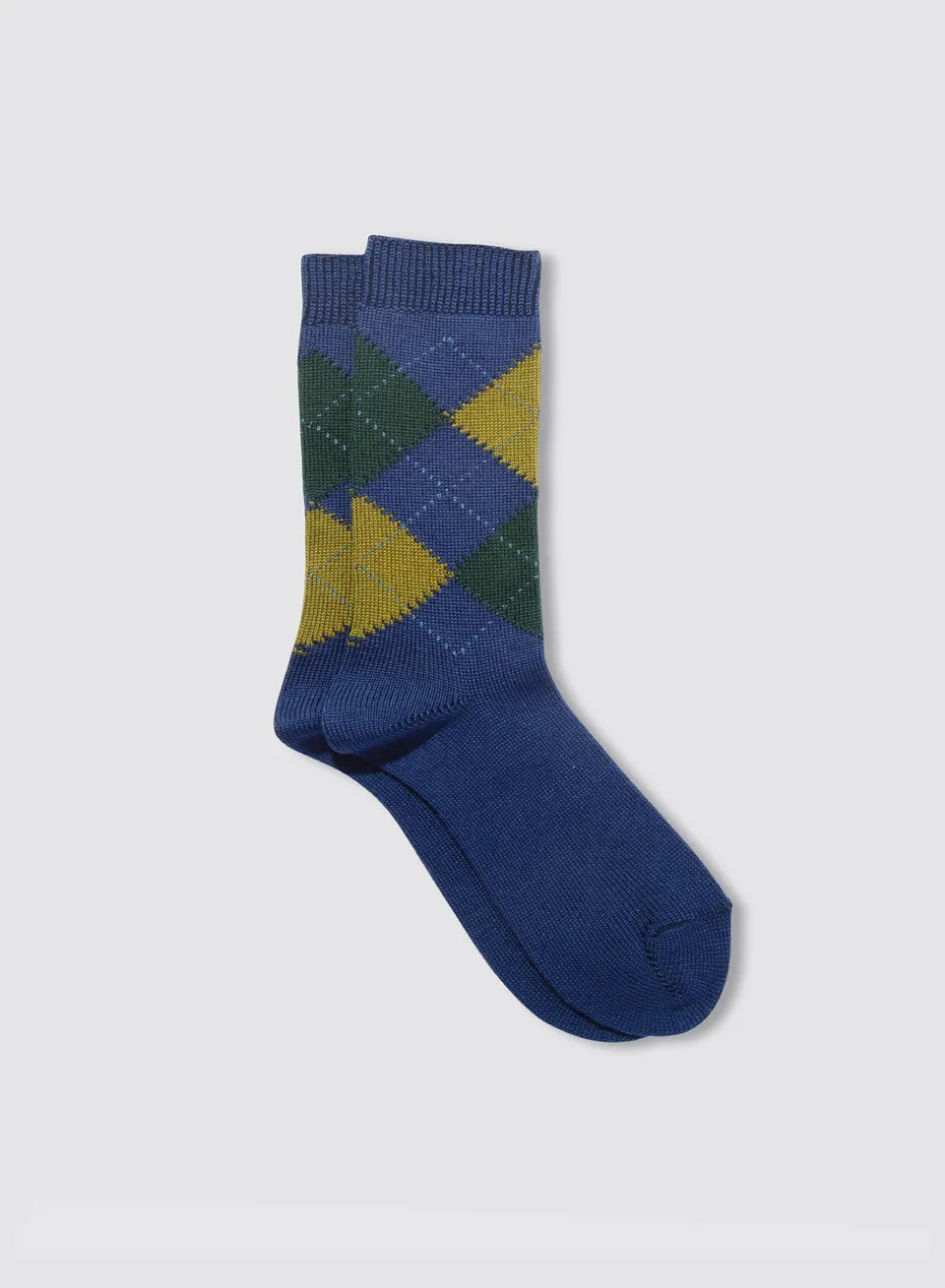 Maria la Rosa Hong Socken Blau Merinowolle