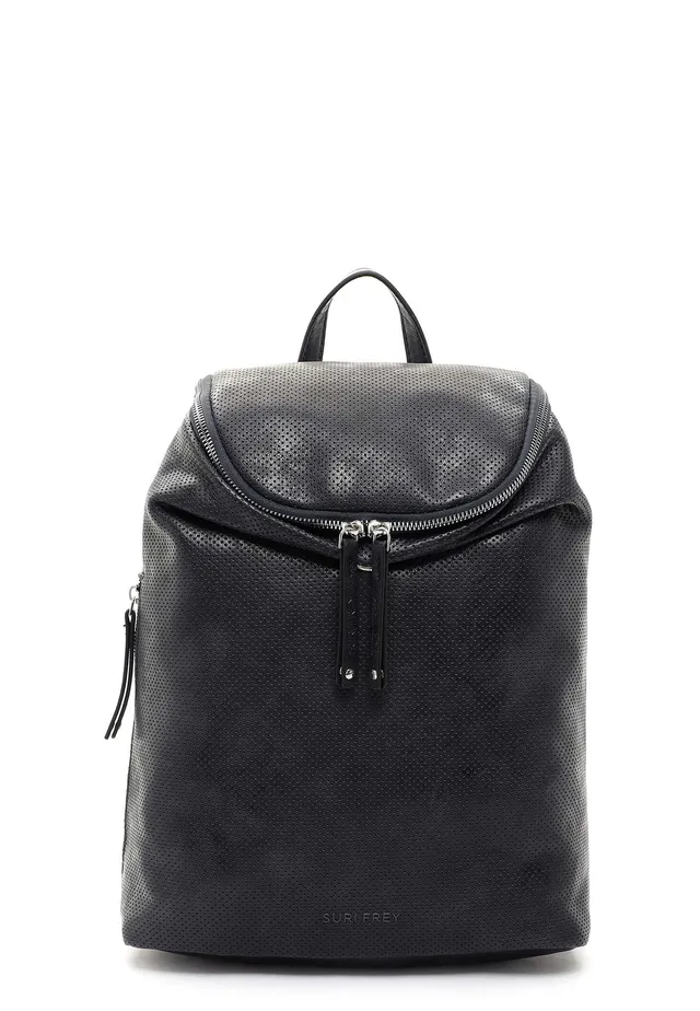 SURI FREY Vany Rucksack Blau vegan mit Laptopfach