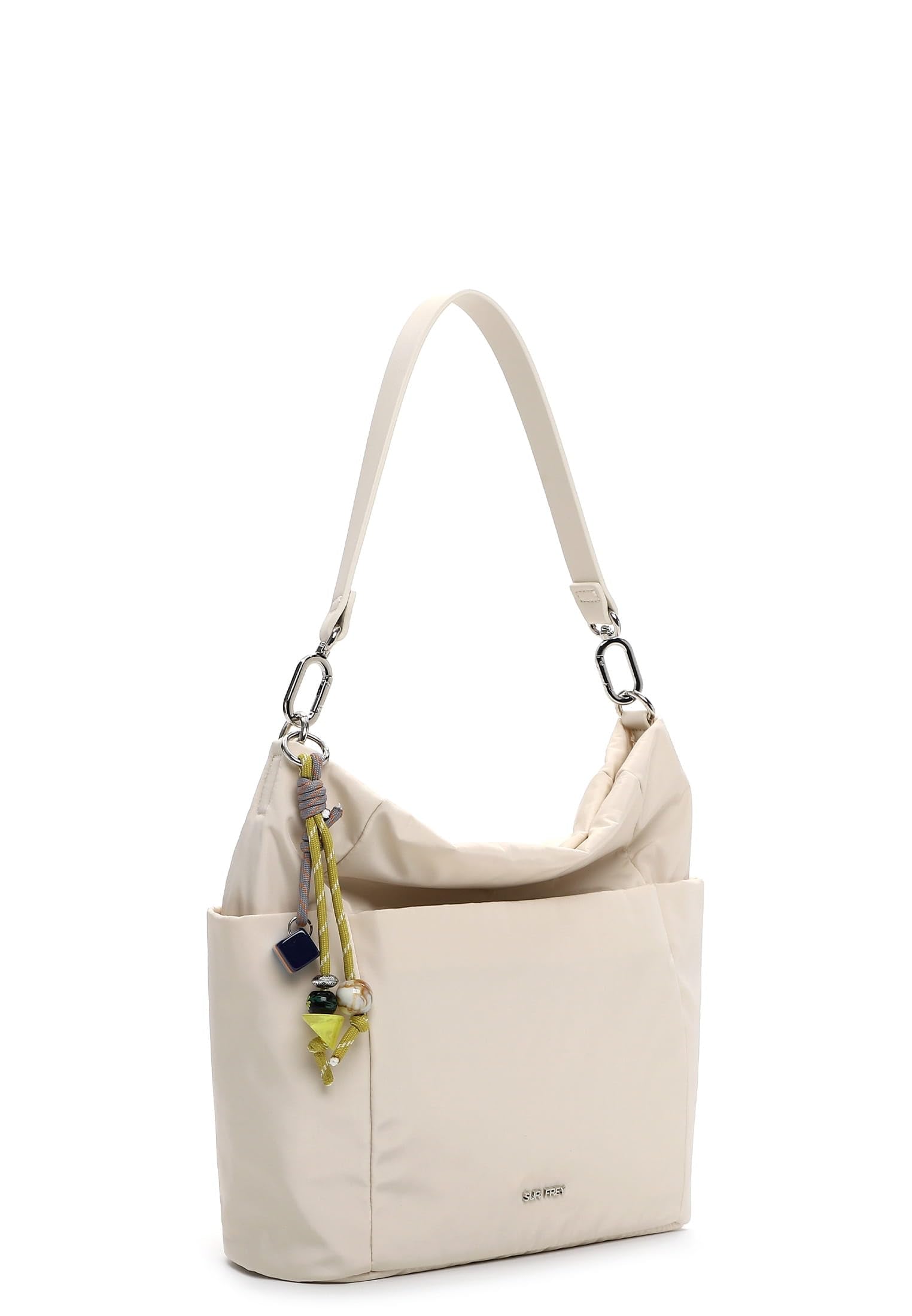SURI FREY Sissy Hobo Bag Schultertasche Beige 26cm