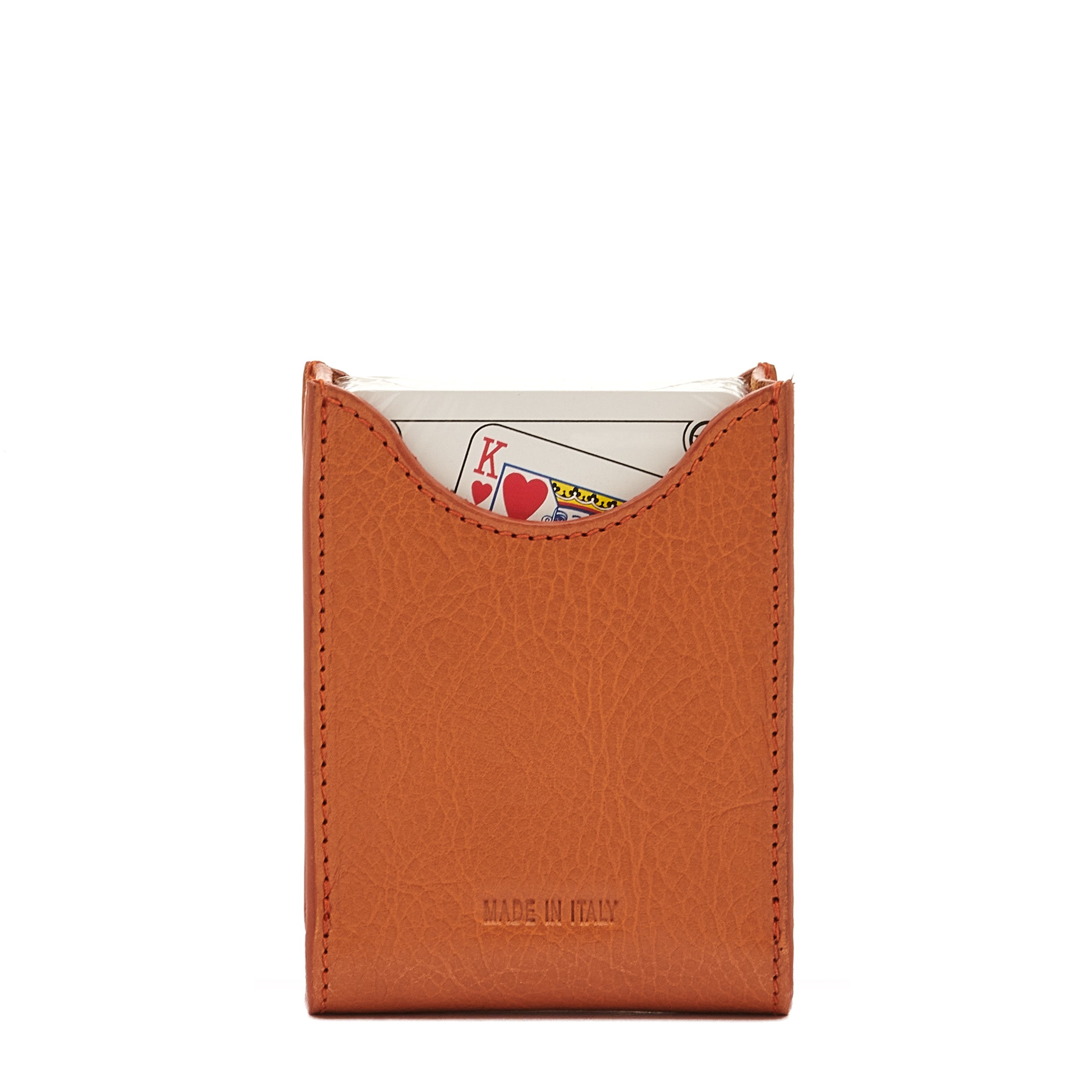 Il Bisonte Home Spielkartenetui Caramello 1 Deck