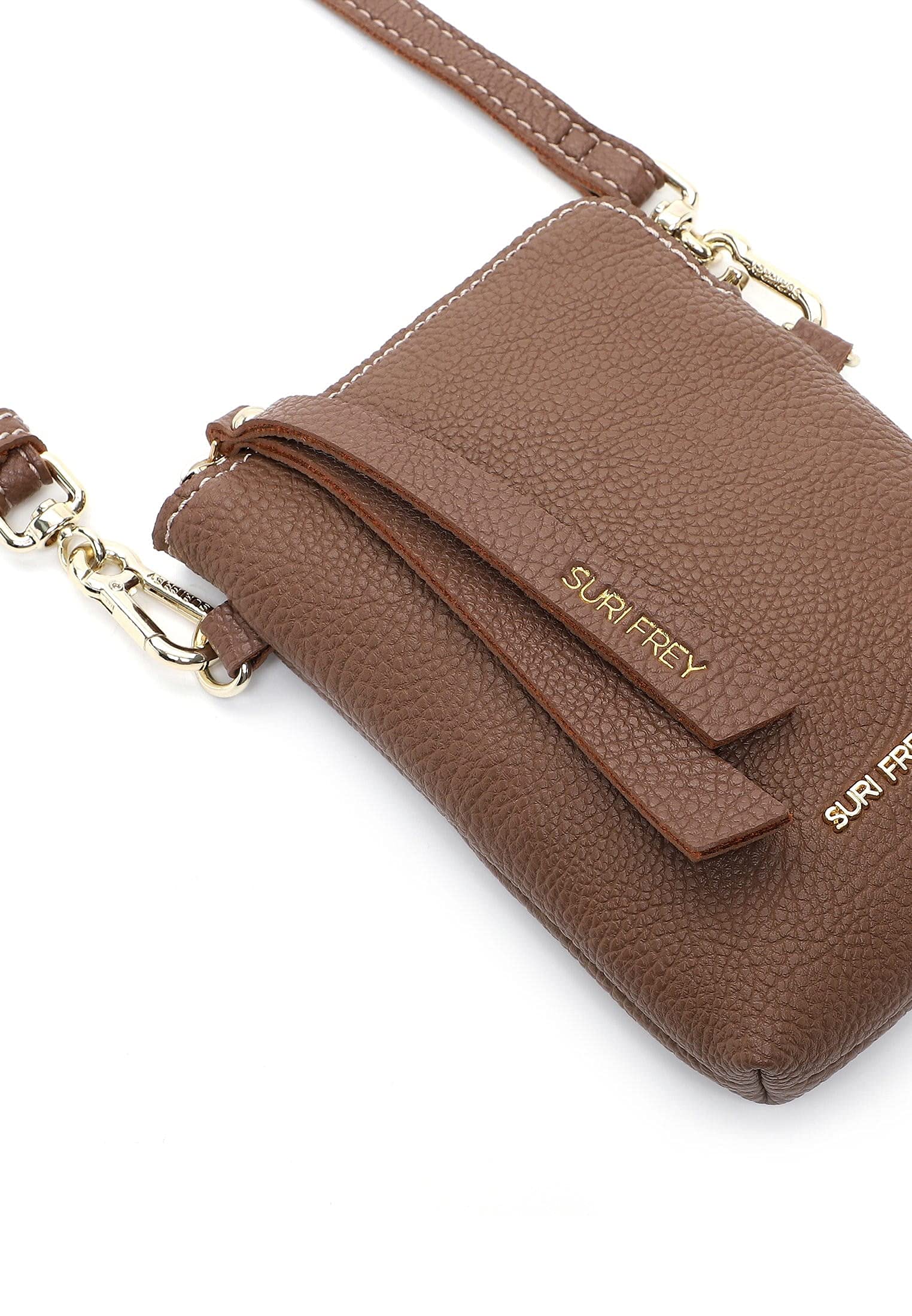 SURI FREY Ketty Phone Bag Handytasche Darktaupe