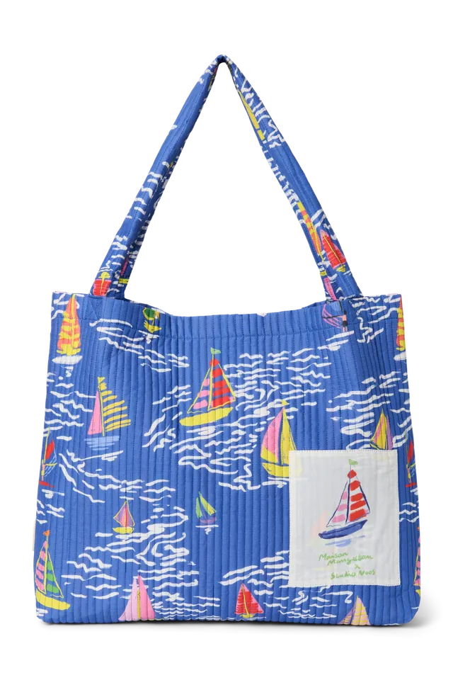 Studio Noos Mom Bag Wickeltasche Barcos blau gross