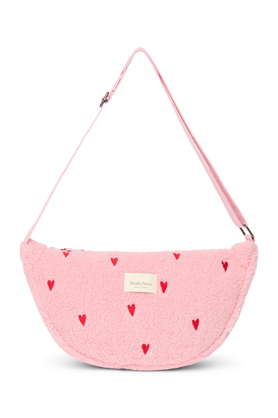 Studio Noos Teddy Adult Fanny Pack Bauchtasche Light Pink Hearts