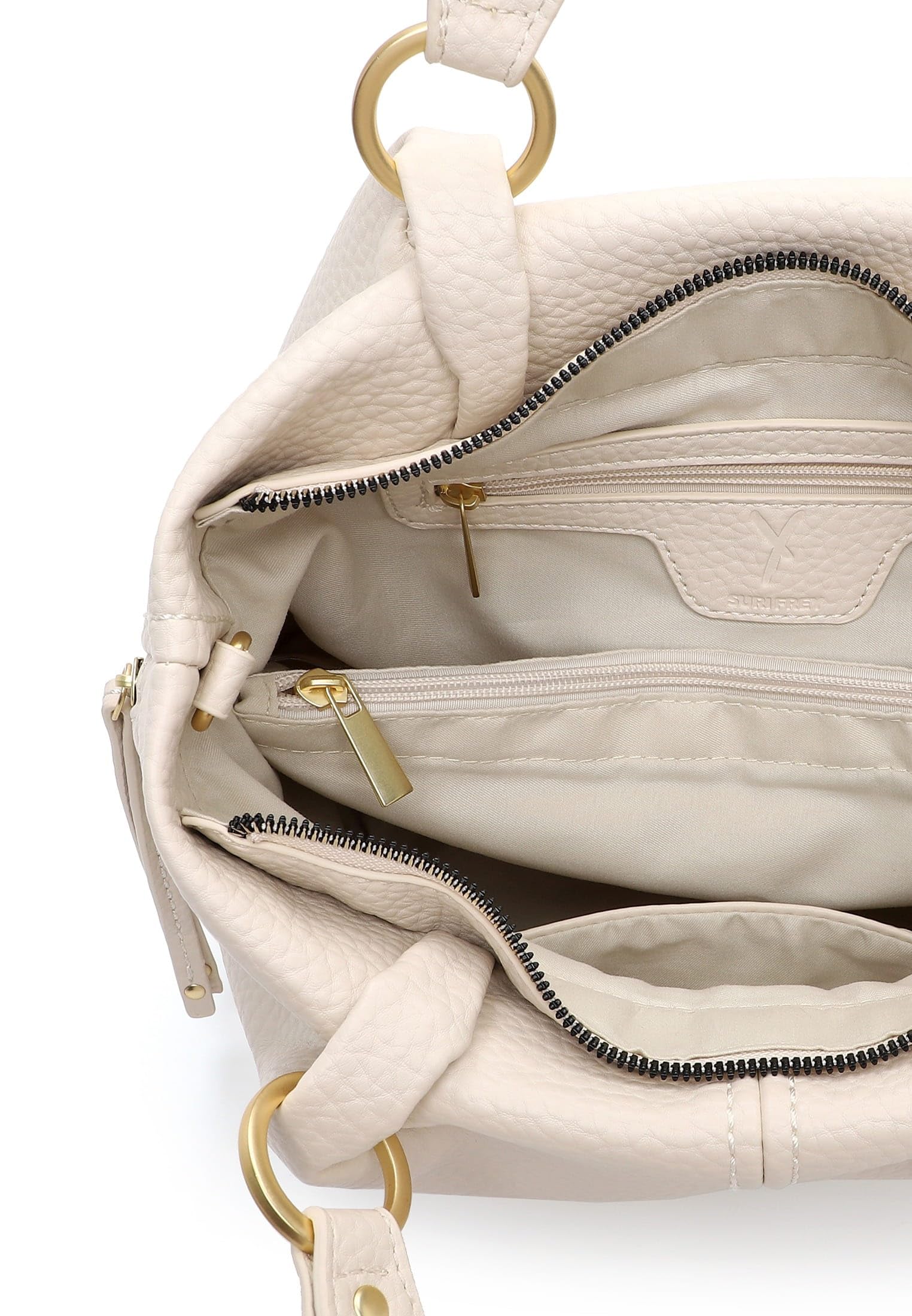 SURI FREY SFY Gray SC City Shopper M Shopper Creme verstellbar