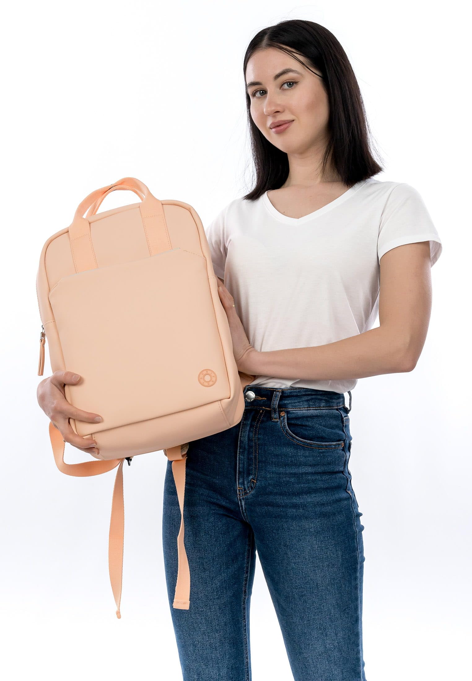 SURI FREY Besty 14642 Rucksack Apricot Laptopfach